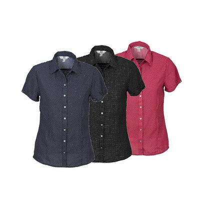S232LS Ruby Women's Short Sleeve Blouse Shirt BIZS232LS