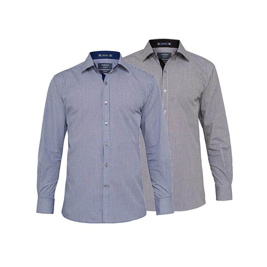 E161 Long Sleeve Shirt Yarn Dyed Check VHE161
