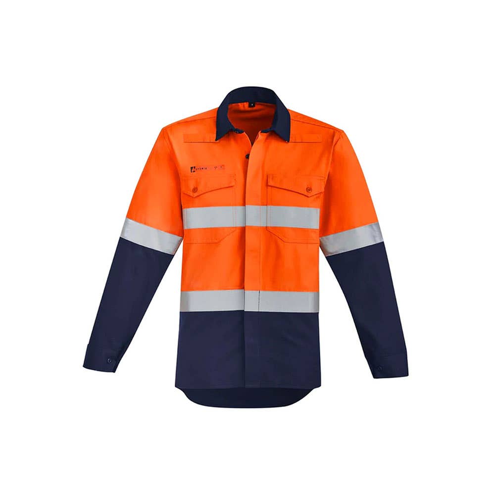 ZW140 Hi-Vis Fire Retardant Taped Shirt 250gsm ZW140