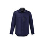 Mens Outdoor L/S Shirt 2XL Navy 100gsm Syzmik 501943 ZW460-NAVY-2XL
