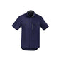 Mens Outdoor S/S Shirt Large Navy 100gsm Syzmik 506220 ZW465-NAVY-L