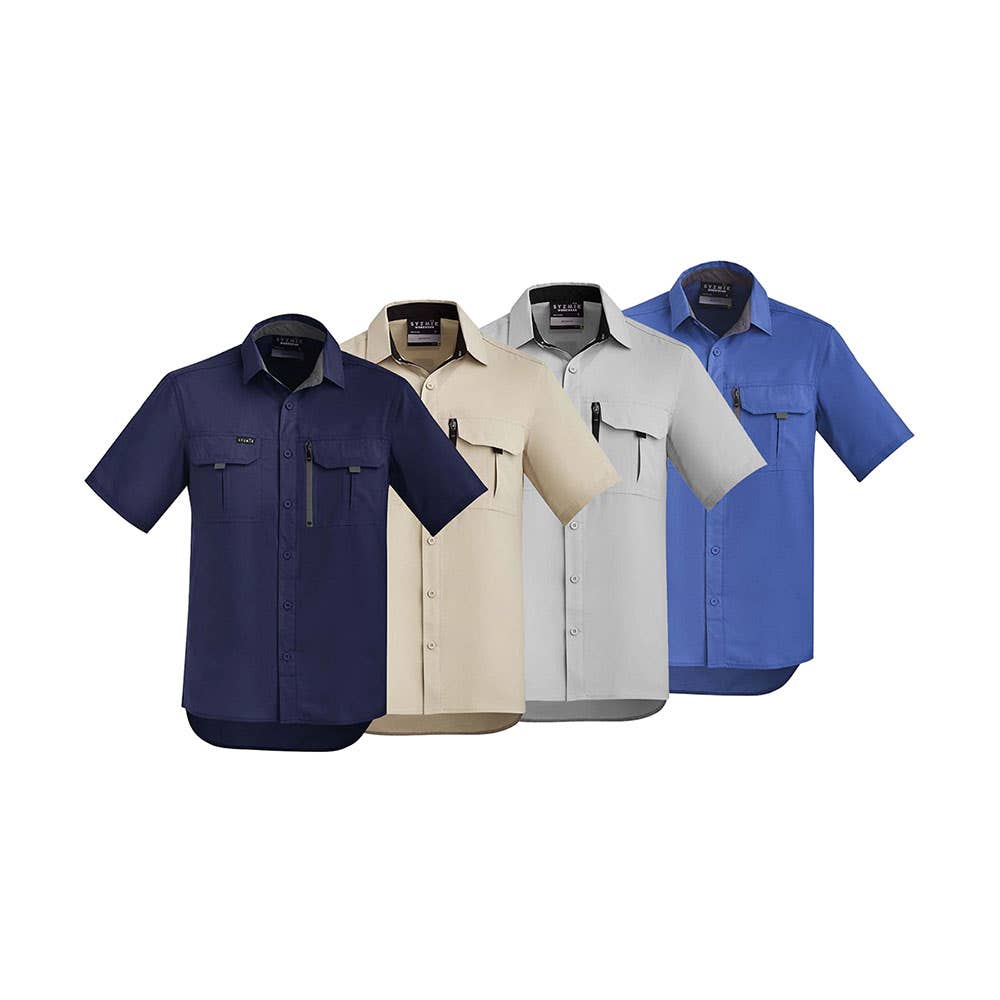ZW465 Men's Outdoor Short Sleeve Shirt 100gsm ZW465