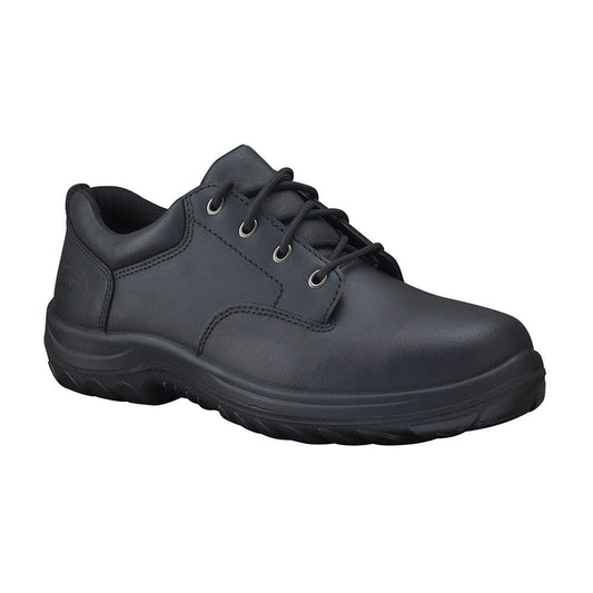 34-652 Lace-Up Safety Shoes Derby Style Steel Toe Black 34652