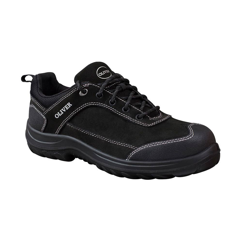 34-613 Lace-Up Safety Shoes Jogger Style With Steel Toe 34613