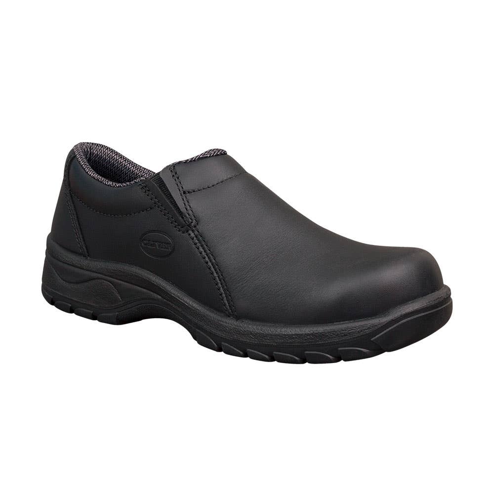 49-430 Women's Slip-On Safety Shoe With Steel Toe 36013947 49-430-BLK-9