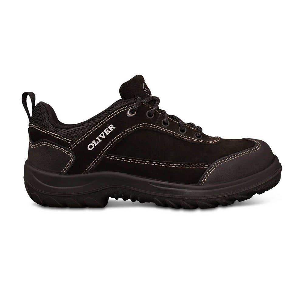 Shoes Jogger Steel Toe Lace Up Suede Leather Black 34-613 9.5 Oliver 30002990 34-613-095 NLA