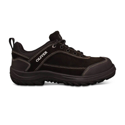 Shoes Jogger Steel Toe Lace Up Suede Leather Black 34-613 9.5 Oliver 30002990 34-613-095 NLA