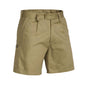 Shorts 112R Khaki Cotton Drill 310gsm Work Bisley_90012999_BSH1007_BCDRR12