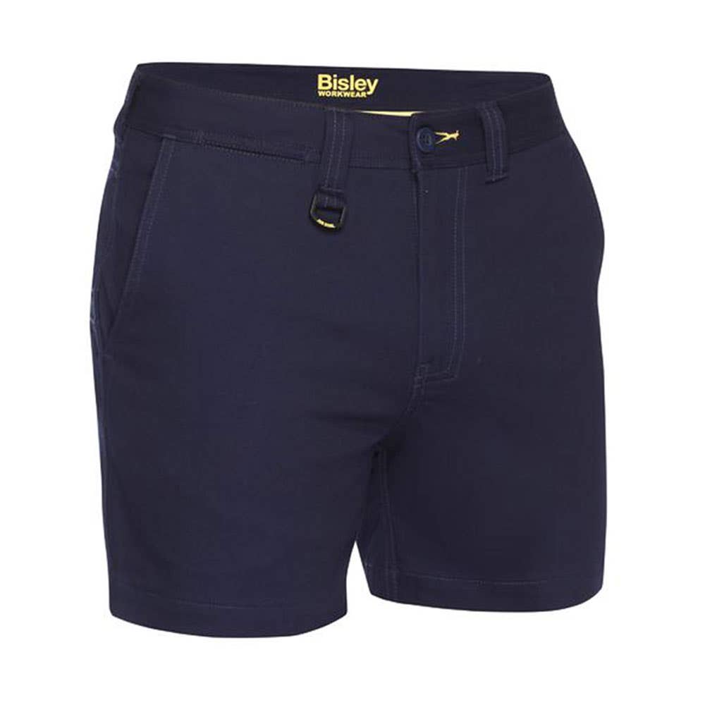 BSH1008 Stretch Cotton Drill Shorts 280gsm Navy 112R 40049910 BSH1008 BPCTR12
