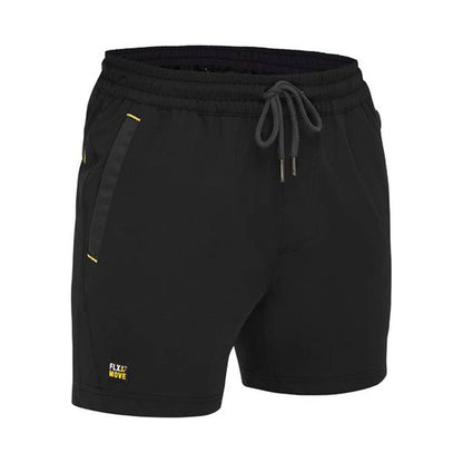 Flx & Move 4 Way Stretch Elastic Waist Short Black 92R 503849 BSH1331 BBLKR92