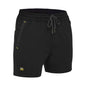 Flx & Move 4 Way Stretch Elastic Waist Short Black 92R 503849 BSH1331 BBLKR92