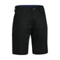 Shorts 102R Black Cotton Twill Ripstop 234gsm Vent X Airflow Bisley_36002414_BSH1474_BBLKR02