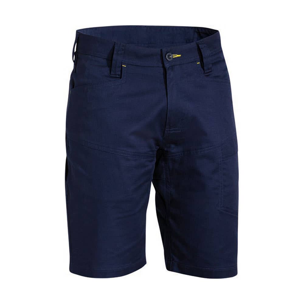 Shorts 102R Navy Cotton Twill Ripstop 234gsm Vent X Airflow Bisley BAE Logo 50105820 BAE BSH1474 BPCT102REG