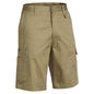 Shorts 102R Khaki Cotton Drill 240gsm Utility Vent Bisley_36002474_BSH1999_BCDRR02