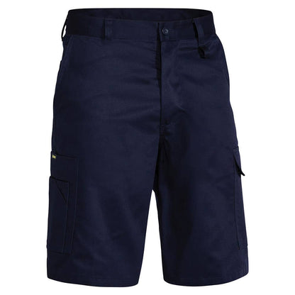 Shorts 102R Navy Cotton Drill 240gsm Utility Vent Bisley_36002498_BSH1999_BPCTR02