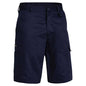 Shorts 102R Navy Cotton Drill 240gsm Utility Vent Bisley_36002498_BSH1999_BPCTR02