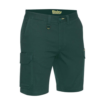 BSHC1008 Stretch Cotton Drill Cargo Shorts 280gsm Green 102R 40050109 BSHC1008 BGRGR02