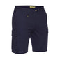 Stretch Cotton Drill Cargo Short 102R Navy Bisley 479063 BSHC1008 BPCTR02