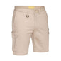 BSHC1008 Stretch Cotton Drill Cargo Shorts 280gsm Stone 102R 40050059 BSHC1008 BSTNR02