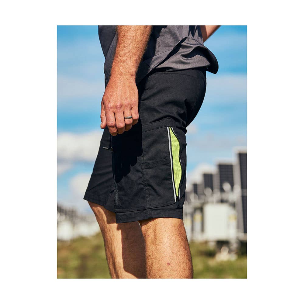 BSHC1150 Stretch Vented Cargo Shorts 200gsm Black 102R 40039172 BSHC1150 BBLKR02