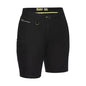 BSHL1044 Flx & Move Women's Cargo Shorts 280gsm Black 10 40050345 BSHL1044 BBLK10