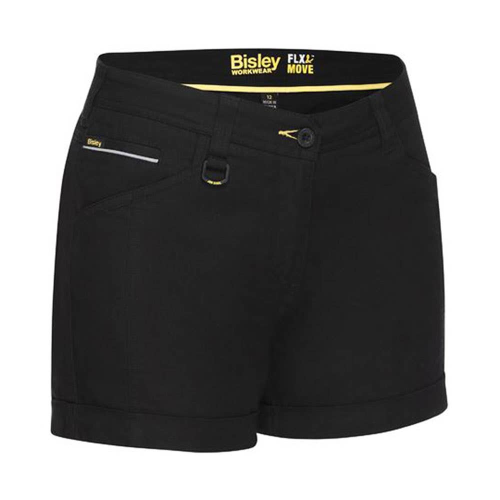 BSHL1045 Flx & Move Women's Short Shorts 280gsm Black 10 40050366 BSHL1045 BBLK10