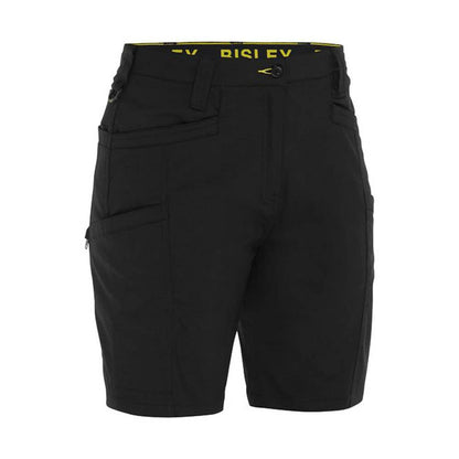 BSHL1150 Women's Stretch Vented Shorts 200gsm Black 10 40039198 BSHL1150 BBLK10