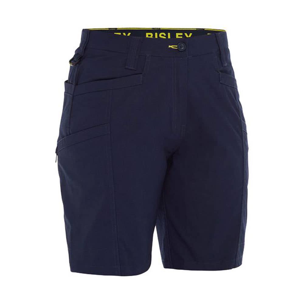 BSHL1150 X Airflow Women's Stretch Vented Cargo Shorts 215gsm Navy 10 40050372 BSHL1150 BPCT10