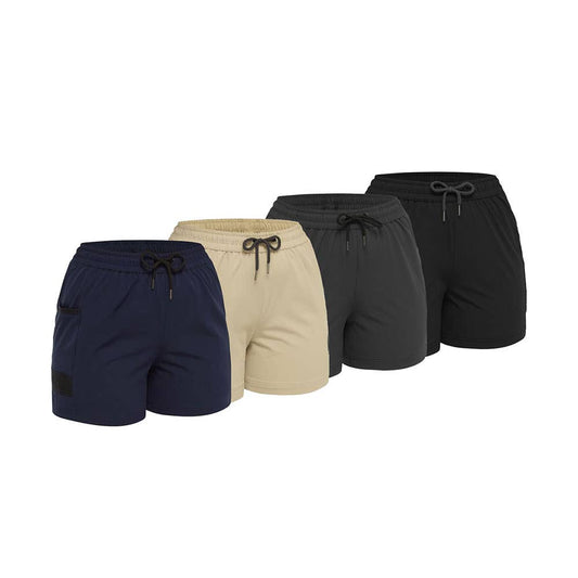 BSHL1331 Flx & Move Women's Stretch Elastic Waist Shorts 170gsm BSHL1331