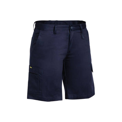 Bisley Women's Lightweight Utility Flat Front Navy Short 10_260380_BSHL1999_BPCT10