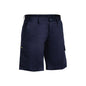 Bisley Women's Lightweight Utility Flat Front Navy Short 10_260380_BSHL1999_BPCT10