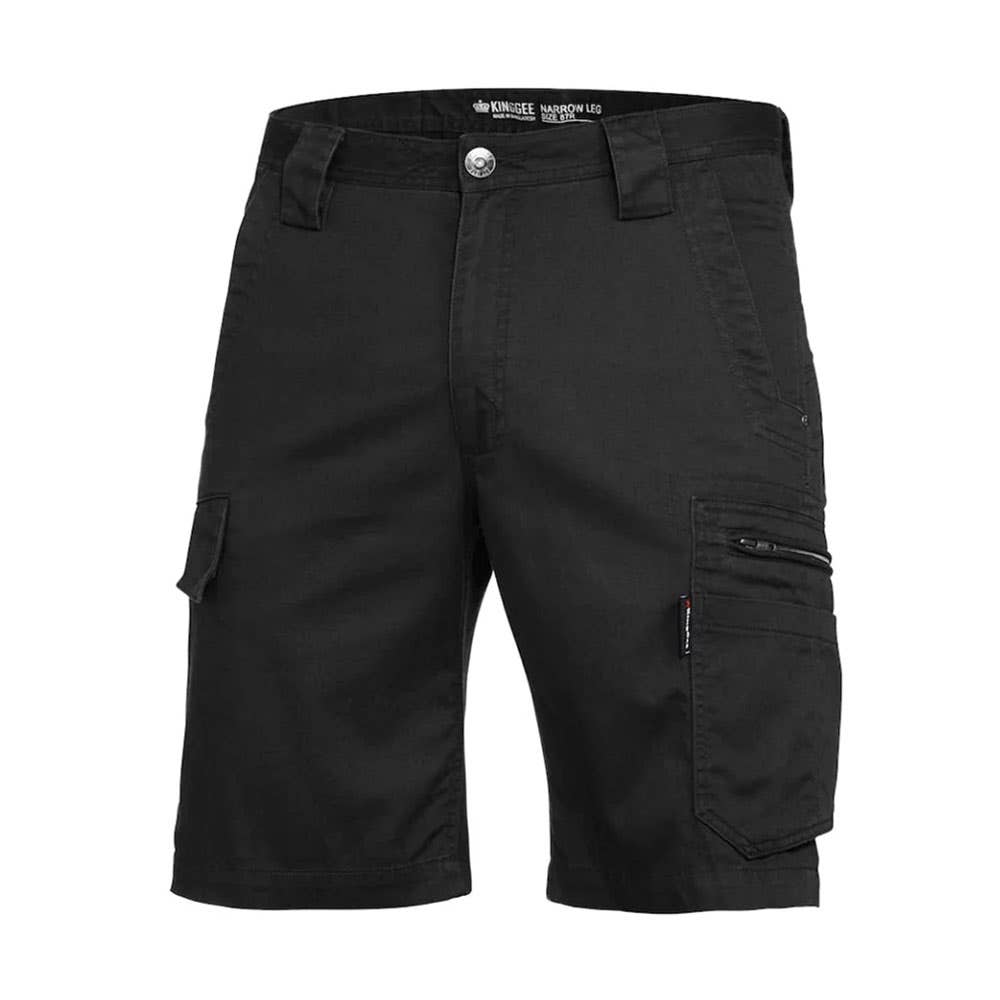 Shorts Narrow Summer Cotton Drill 190gsm Black 82R  K17340 244746 K17340-BLK-82R