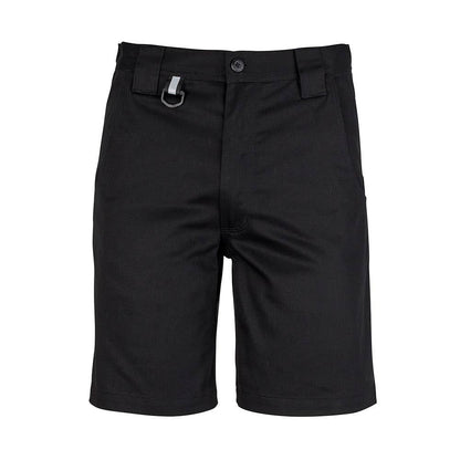 Mens Plain Utility Short Black - 102R 36019557 ZW011-BLK-102R