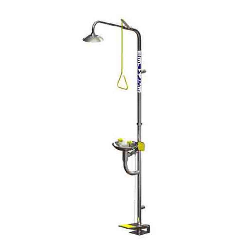 Combination Safety Shower & Eye/Face Wash Unit Hand/Foot Operated 90160296 ECE270