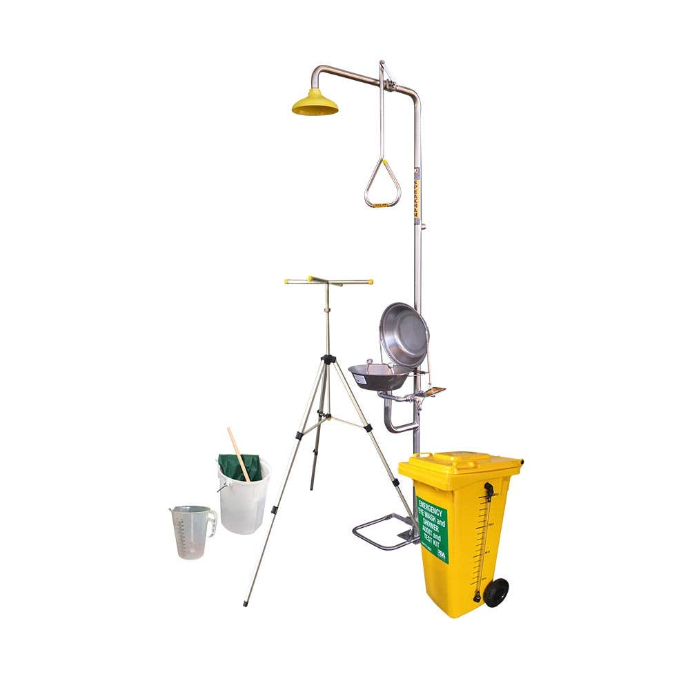 Shower Test Kit PBA Safety 120L Yellow 40026130 SE SHW