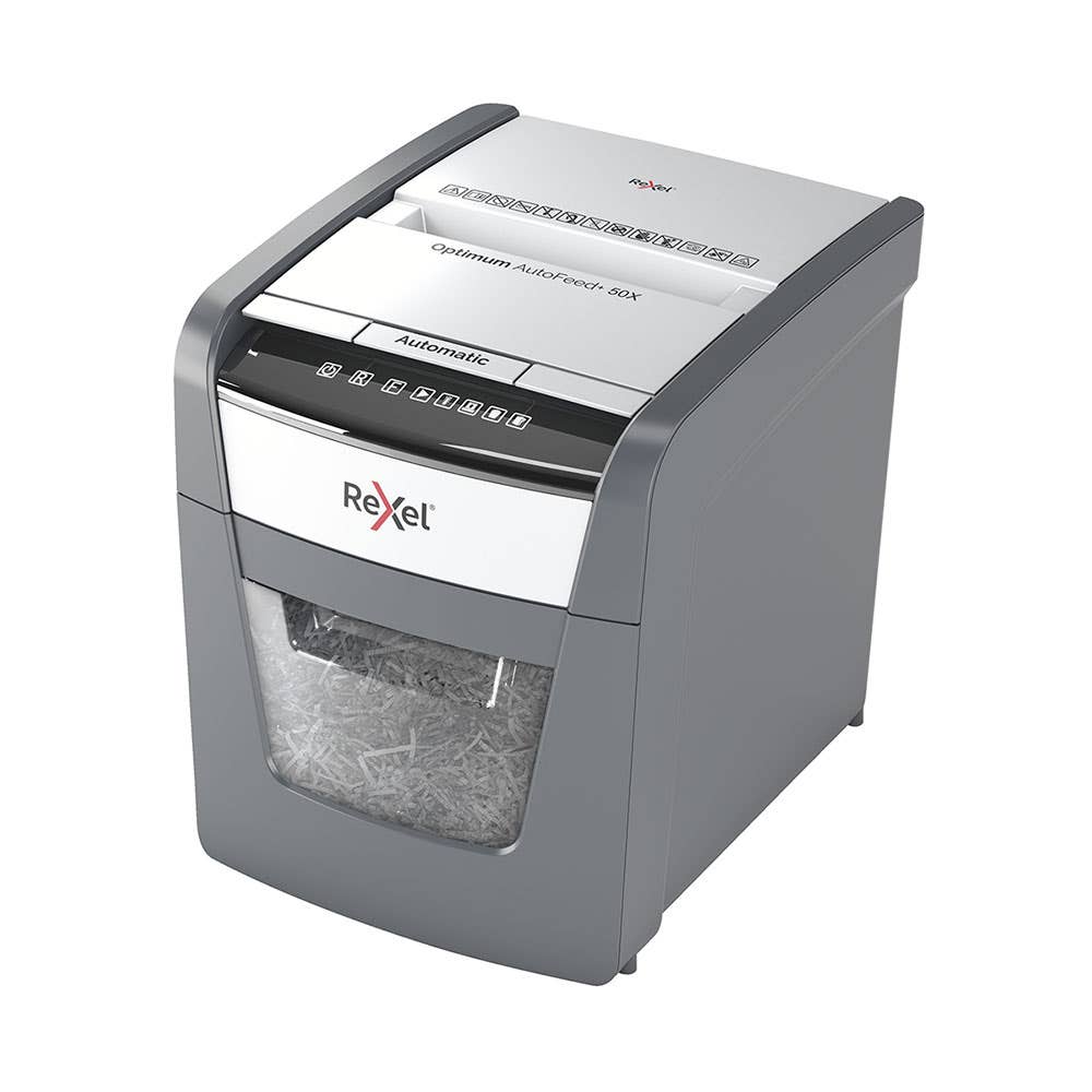 Optimum Auto+ Paper Shredder 50X Cross Cut 50 Sheets 20L 1070432 2020050XAU