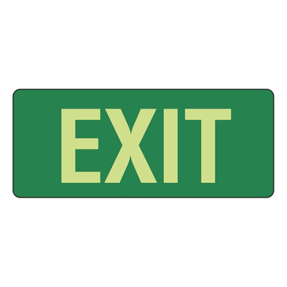 Sign EXIT 350 x 140mm Poly 251483 601OLP