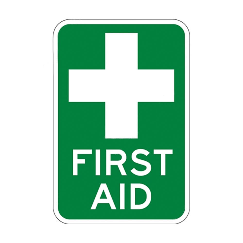 Sign EMERGENCY (INFO) FIRST AID METAL NON-REFLECTIVE - 300x450MM 36021617 836574