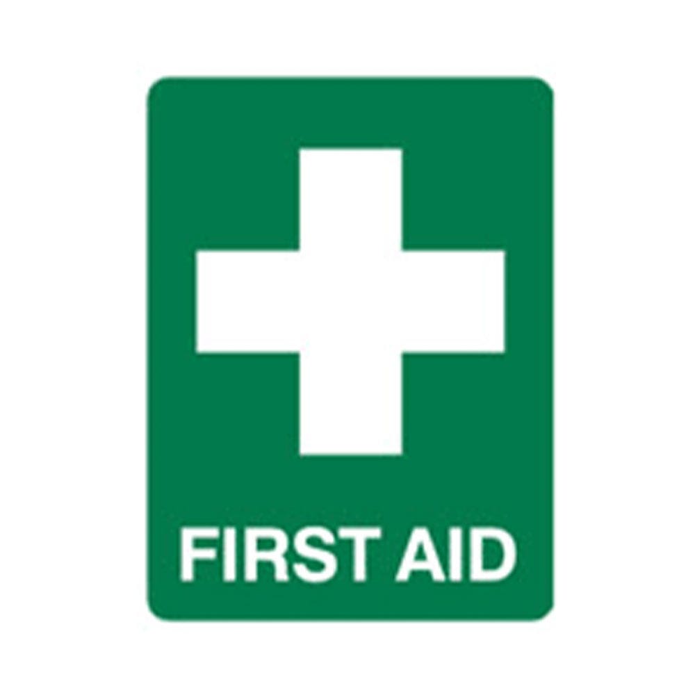 Sign EMERGENCY (INFO) FIRST AID KIT (PORTRAIT) METAL REFL CLASS 2 450x600mm 36021616 835330