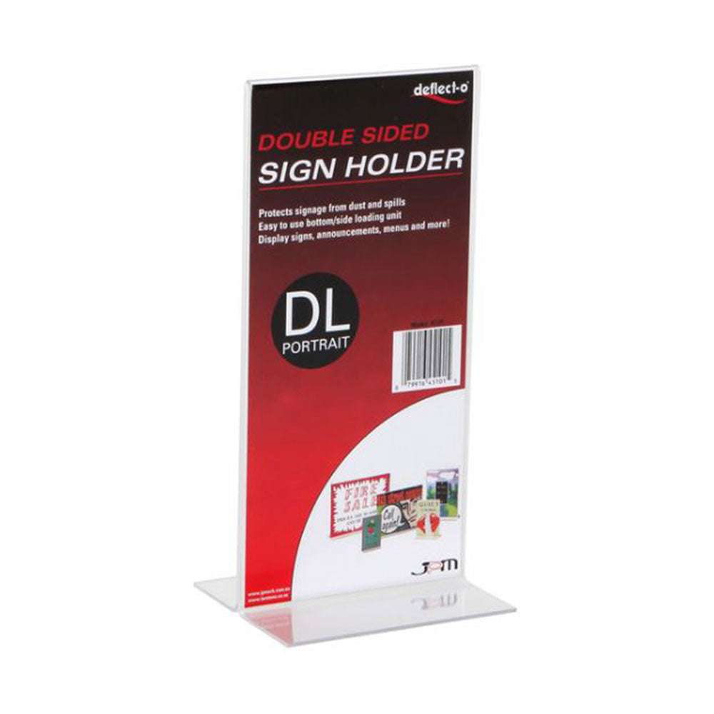 Sign Menu Holder 47577 Dl Double Sided Portrait Clear_820028200_45529