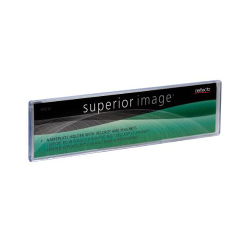 Name Plate Holder Door Name With Velcro + Magnets Deflecto  588501_40044349_29029