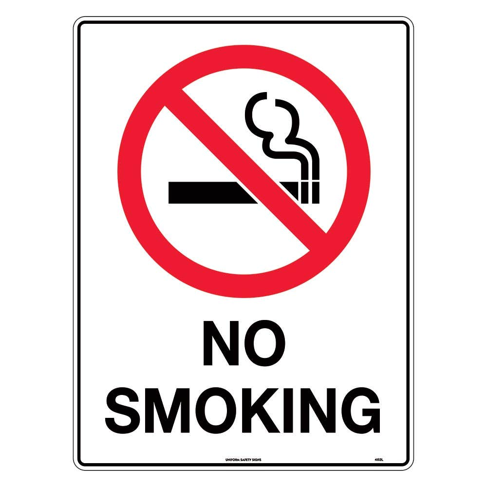 NO SMOKING Metal Sign 300 x 225mm 36019404 841837