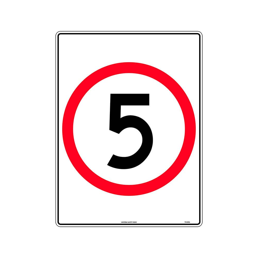 Sign 5 in Roundel 600 x 450mm Metal 90031185 TC409LM