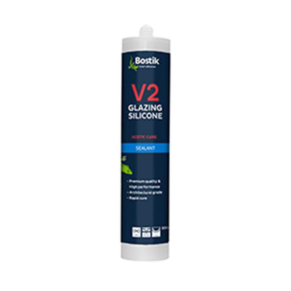 Rhodorsil V2 Glazing Silicone Clear 300g Bostik 79901498 30840199