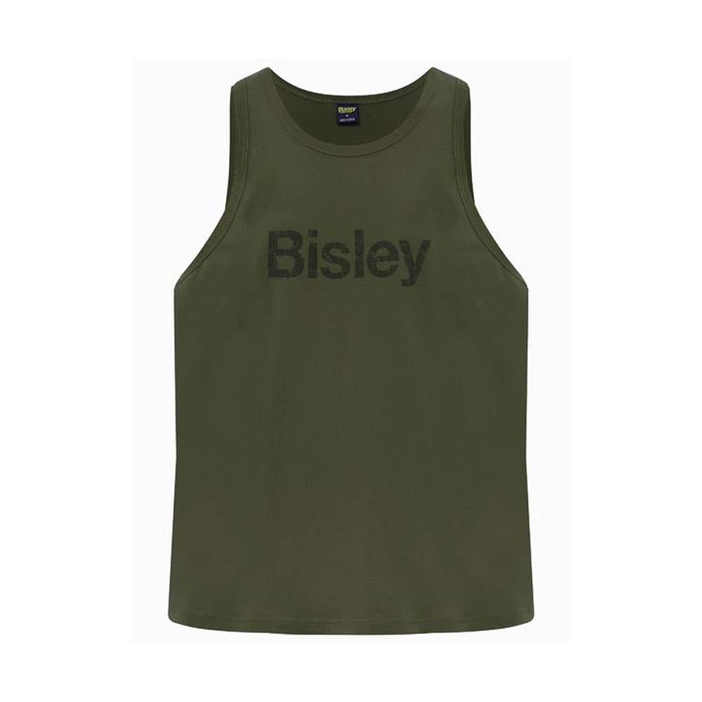 BKS063 Cotton Logo Singlet Green 2XL 40048341 BKS063 BAGR2XL