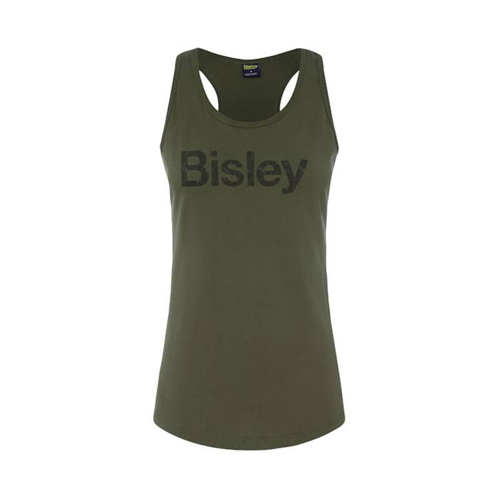 BKSL063 Women's Cotton Logo Singlet Green 10 40048359 BKSL063 BAGR10