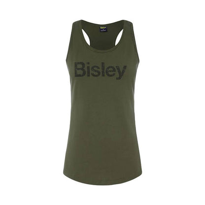 BKSL063 Women's Cotton Logo Singlet Green 10 40048359 BKSL063 BAGR10