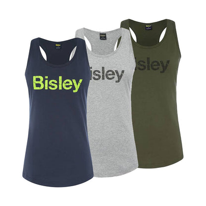 BKSL063 Women's Lightweight Cotton Logo Singlet BKSL063