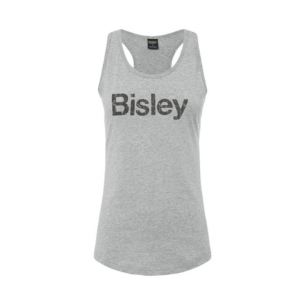 BKSL063 Women's Cotton Logo Singlet Grey 10 40048366 BKSL063 BGGY10