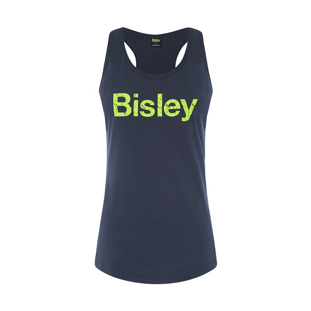 BKSL063 Women's Cotton Logo Singlet Navy 10 40048373 BKSL063 BPCT10